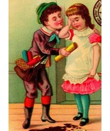  Emil Seelig&#39;s Kaffee Victorian Trade Card - Dropped Cup of Coffee Spill... - $9.85
