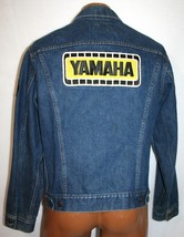 Vintage LEVI&#39;S Type 3 Denim Jacket 70505 0217 Sz 40  with 2 YAMAHA Patches USA - £310.11 GBP