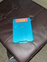 Vintage 1989 Taboo Game Replacement Pieces Parts Teal Card Holder - $4.70