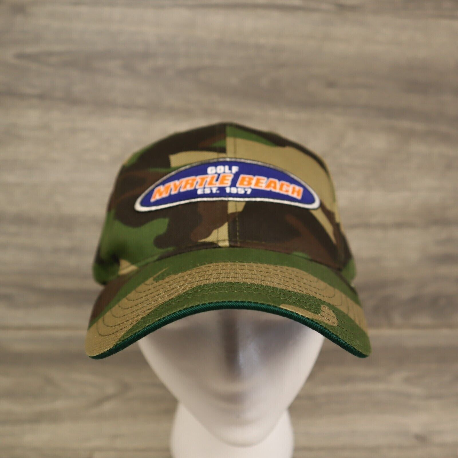 Primary image for Golf Myrtle Beach Camo Hat Captivating Headgear New Cap Trucker Adjustable fit