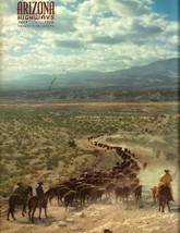 1954 JULY ARIZONA HIGHWAYS APACHE CATTLE HORSES &amp; MEN MONTEZUMA WELL RAN... - $27.00