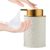 Ceramic Foaming Soap Dispenser Hand Soap Dispenser Refillable Foam Pump Dishwash - $23.99