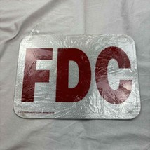 Hy-Ko Products Co. FDC Sign Fire Department Connection Aluminum Red Size... - £7.76 GBP
