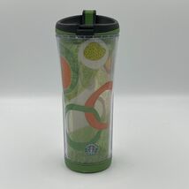 2007 Starbucks Green Brown Rwanda Fabric 16 oz Travel Tumbler NEW - $19.99 2007 Starbucks Green Brown Rwanda Fabric 16 oz Travel Tumbler NEW - $19.99