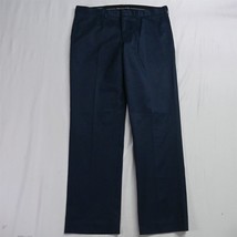 Lands End 37 x 34 Navy Blue Tailored Fit Chino Pants - $14.69