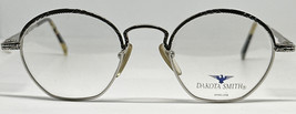 Vintage DAKOTA SMITH Eyeglass 1275 Aged Silver Eyewear Semi-Round Specs - £101.31 GBP