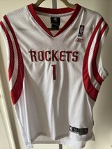 VTG Reebok Houston Rockets Tracy McGrady Jersey Swingman XL NBA Clean White +2 - £25.55 GBP