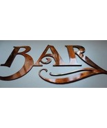 BAR Metal Wall Art - Copper - 10&quot; x 5 1/2&quot; - $263.03 MXN