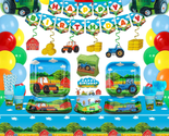 Tractor Birthday Party Supplies Farm Tractor Party Decorations 236 Pack ... - $29.31