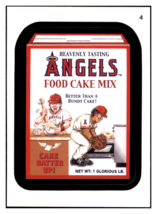 2016 Topps MLB Wacky
  Packages Angels Food Cake Mix   Los
  Angeles Angels Base - £1.17 GBP