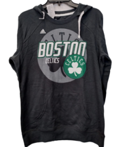 Adidas Mujer Boston Celtics Angustiado Espalda Logo Jersey Sudadera Grande Negro - £29.38 GBP