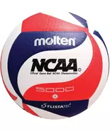 Molten V5M5000-3N Flistatec NCAA Volleyball - Red/White/Blue- PU Microfi... - $29.00