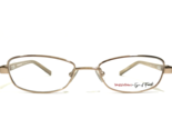 Veggie Tales Kids Eyeglasses Frames VT-3012 Vanilla Blossom Gold Brown 4... - $46.53