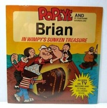 Popeye In Wimpy&#39;s Sunken Treasure Sealed 7&quot; Vinyl Record 17 Page Book Brian - £17.03 GBP
