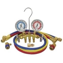 Mastercool GUAGE SET DUAL BRASS 72&quot; HOSES - $235.99