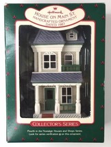 Hallmark House On Main Street Ornament 4th In A Series Vintage 1987 Blue White - £12.70 GBP