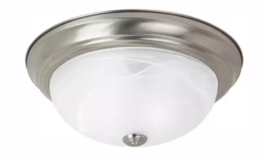 Generation Lighting - Windgate Nickel Flush Mount with LED Bulb 75940EN3-962 - £11.69 GBP