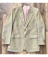 VINTAGE CORDUROY Mens Khaki Two Button Sport Coat Suit Jacket/Blazer,36 - $71.98 CAD