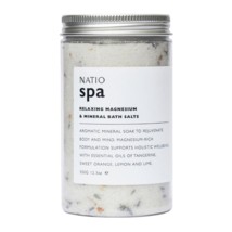 Natio Spa Relaxing Magnesium &amp; Mineral Bath Salts 350g - £68.03 GBP