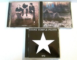 Lot of 3 CDs Everclear ~ R.E.M. MURMUR ~  Stone Temple Pilots No. 4 STP Rock - £7.83 GBP