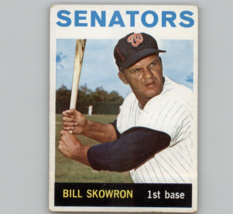 1964 Topps #445 Bill Skowron baseball card. Washington Senators. EX - £2.38 GBP