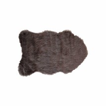 24&quot; X 36&quot; X 1.5&quot; Chocolate Faux Sheepskin - Area Rug - £42.59 GBP