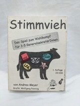 German 1st Edition Stimmvieh Voting Cow Political Card Game Complete 28/200 - £94.73 GBP
