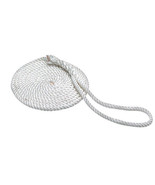 SEACHOICE 3-Strand Twisted Nylon Dock Line 1/2&quot; x 20&#39; 42561 White - $38.04 CAD