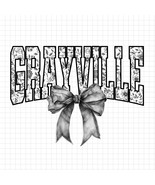 Grayville PNG, Grayville Mascot Floral Toile Coquette Bow PNG, Game Day PNG - $3.50 CAD
