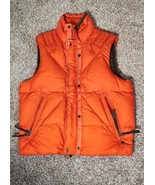 Ralph Lauren RLX Mens Medium 80%Down 20%feather Orange Nylon Puffer Vest... - $110.00