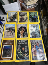Lot 9 National Geographic Magazine 1980, 1982, 1984, 1983, 1985, 1987 - $14.03