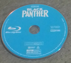 BLACK PANTHER [Blu-ray] Disney Disc Only!!! Epic Adventure Family Fun Home Wakan - $6.24