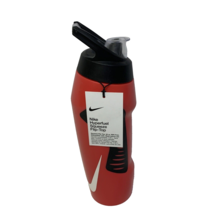 Nike Hyperfuel Squeeze Water Bottle Flip Top 32 fl oz Red Black White New - £12.42 GBP