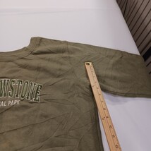 Pacific & Co Yellowstone National Park Men's Green Classic Sweatshirt Size M image 3