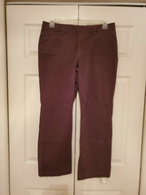 Gloria Vanderbilt Women&#39;s Size 14P Petite Brown Cotton &amp; Spandex Pants - $9.85