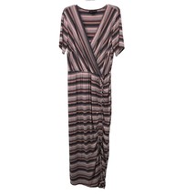 Lane Bryant Maxi Dress Womens 14/16 Used Striped Stretch - £14.24 GBP