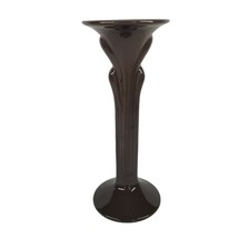 Royal Haeger Vintage Gray 10.5” Single Candle Holder Art Deco Style Candlestick - £15.93 GBP