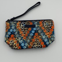 Vera Bradley Small Zipper Sequin Wristlet 7x4&quot; - £10.04 GBP