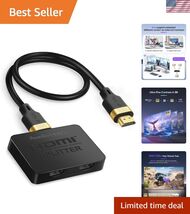 8K@60Hz HDMI Splitter 1 in 2 Out [with 4ft 8K HDMI Cable], 4K@120Hz HDMI... - $91.06