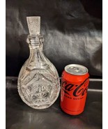 Rare ABP Libbey Brilliant Cut Glass Pinch Decanter Corn Wheat Whiskey St... - $3,114.24 CAD