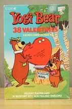 Vintage 1990 YOGI BEAR Box Lot 38 Valentines Day Cards Cleo Hanna Barbera - $16.78