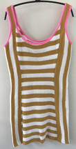 Yellow White Striped Knit Sweater Dress Small - £799.35 GBP