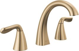 Delta 35840LF-CZ Arvo Widespread 3 Hole Bathroom Sink Faucet - Champagne Bronze - £112.62 GBP