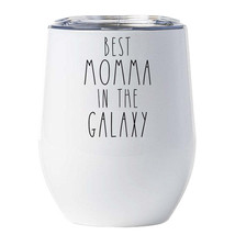 Best Momma In The Galaxy Tumbler 12oz Vintage Wine Glass Christmas Gift For Mom - £18.21 GBP