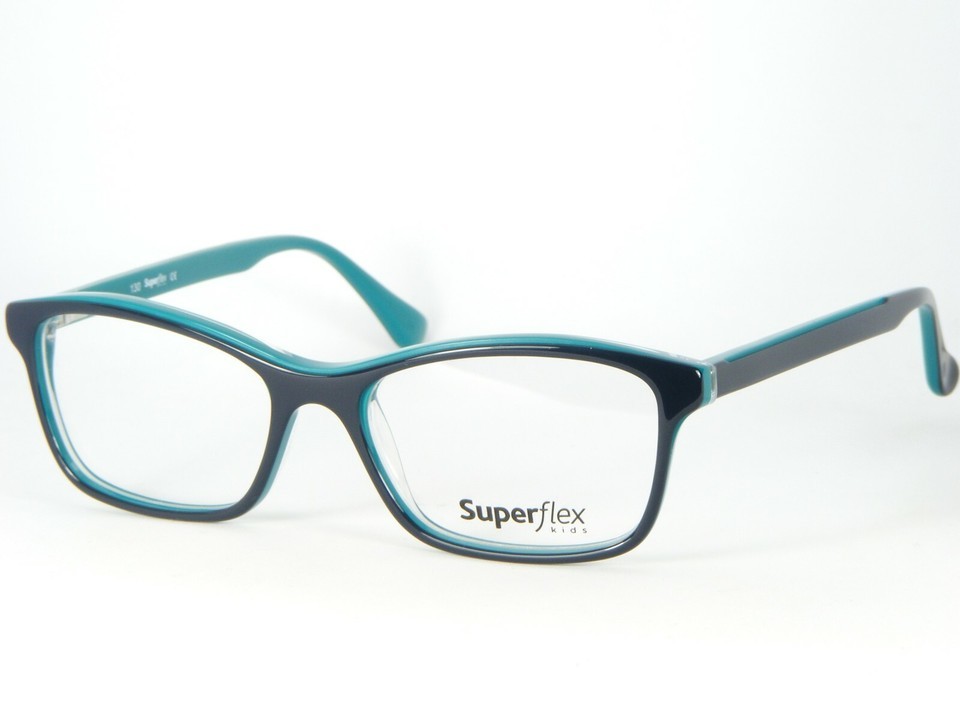 SuperFlex Kids SFK-172 C.3 NAVY /TEAL EYEGLASSES GLASSES FRAME 49-16-130mm - $32.67