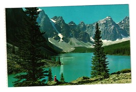 Vintage Postcard Canadian Rockies Moraine Lake Valley of the Ten Peaks Booklet - £7.59 GBP