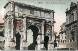 VTG Postcard ROMA Arco di Settimio Severo E Richter Rom 62 - £6.05 GBP