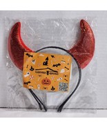 2- Red Glitter Sexy Devil Horns Headband Halloween Costume Accessory Cos... - $6.92