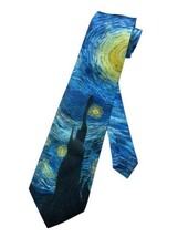 Mens Starry Night Vincent van Gogh Paintings Art Artist Necktie - One Size - £14.91 GBP