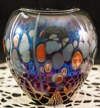 Stunning Bowl / Vase by Canadian Jim Norton (1957 - 2016) Carnival Spatt... - £144.22 GBP